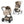 CYBEX Balios S Lux Duo com alcofa Cot S Lux, carrinho de bebé Travel System com suspensão avançada, assento reversível, capota XXL UPF 50+ e utilização desde o nascimento até aos 4 anos. Almond Beige