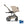 CYBEX Balios S Lux Duo com alcofa Cot S Lux, carrinho de bebé Travel System com suspensão avançada, assento reversível, capota XXL UPF 50+ e utilização desde o nascimento até aos 4 anos. Almond Beige