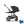 CYBEX Balios S Lux Duo com Alcofa Dobrável, carrinho de bebé com Travel System, fecho compacto, suspensão avançada, assento reversível e alcofa dobrável desde o nascimento até aos 4 anos. Chocolate Brown