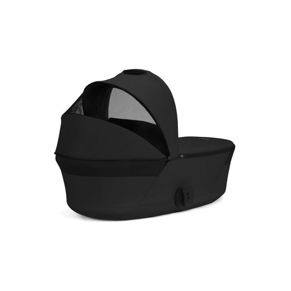 CYBEX Balios S Lux Duo com Alcofa Dobrável, carrinho de bebé com Travel System, fecho compacto, suspensão avançada, assento reversível e alcofa dobrável desde o nascimento até aos 4 anos. Moon Black