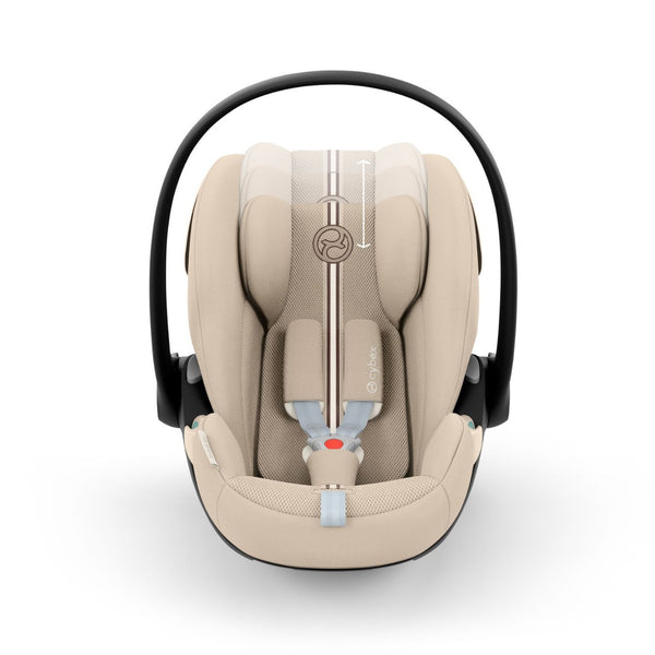 Cadeira auto CYBEX Cloud G3 Plus i-Size para bebé com posição totalmente deitada, ventilação Plus, proteção lateral L.S.P. e compatibilidade com Base G/G3 e Travel System Almond Beige