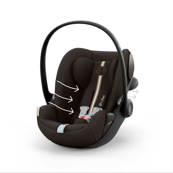 Cadeira auto CYBEX Cloud G3 Plus i-Size para bebé com posição totalmente deitada, ventilação Plus, proteção lateral L.S.P. e compatibilidade com Base G/G3 e Travel System Chocolate Brown