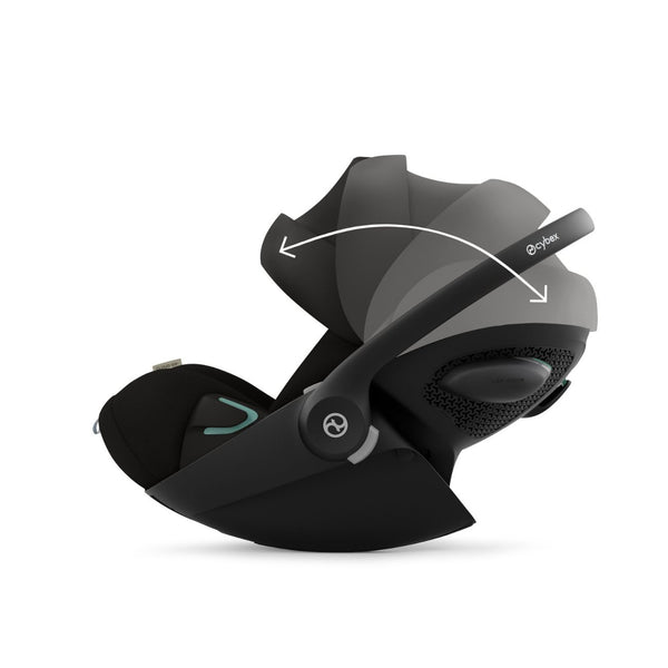 Cadeira auto CYBEX Cloud G3 Plus i-Size para bebé com posição totalmente deitada, ventilação Plus, proteção lateral L.S.P. e compatibilidade com Base G/G3 e Travel System Moon Black