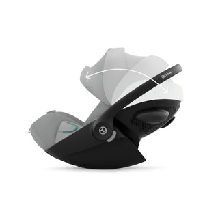 Cadeira auto CYBEX Cloud G3 Plus i-Size para bebé com posição totalmente deitada, ventilação Plus, proteção lateral L.S.P. e compatibilidade com Base G/G3 e Travel System stoney grey