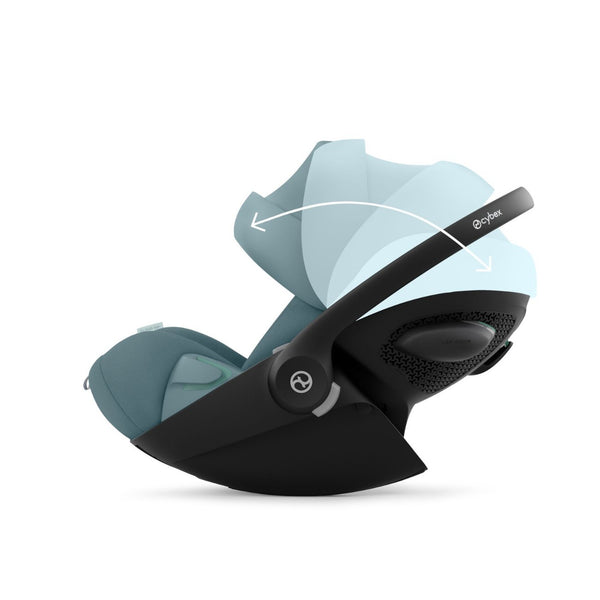Cadeira auto CYBEX Cloud G3 Plus i-Size para bebé com posição totalmente deitada, ventilação Plus, proteção lateral L.S.P. e compatibilidade com Base G/G3 e Travel System Stormy Blue