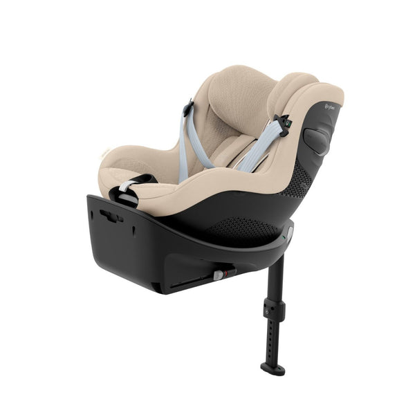 CYBEX Sirona G3 Plus, cadeira auto i-Size com rotação de 360°, tecidos Plus 6 vezes mais respiráveis, proteção lateral L.S.P. e compatível exclusivamente com a Base G3. Almond Beige