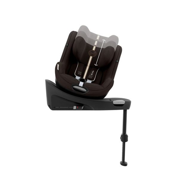 CYBEX Sirona G3 Plus, cadeira auto i-Size com rotação de 360°, tecidos Plus 6 vezes mais respiráveis, proteção lateral L.S.P. e compatível exclusivamente com a Base G3. Chocolate Brown