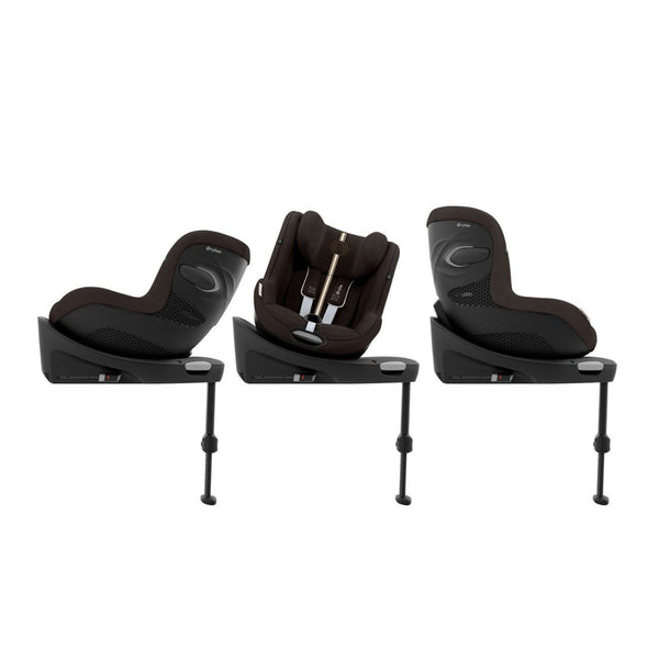 CYBEX Sirona G3 Plus, cadeira auto i-Size com rotação de 360°, tecidos Plus 6 vezes mais respiráveis, proteção lateral L.S.P. e compatível exclusivamente com a Base G3. Chocolate Brown