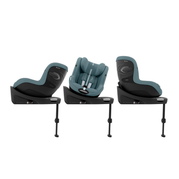 CYBEX Sirona G3 Plus, cadeira auto i-Size com rotação de 360°, tecidos Plus 6 vezes mais respiráveis, proteção lateral L.S.P. e compatível exclusivamente com a Base G3. Stormy Blue