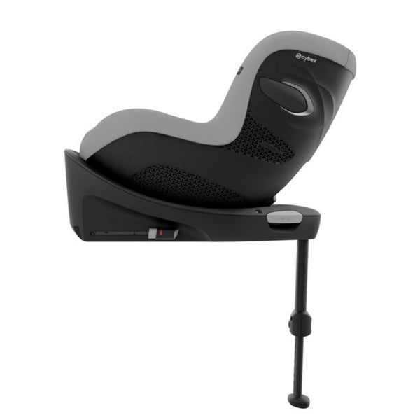 Cadeira auto CYBEX Sirona G Plus i-Size com rotação 360 e proteção lateral na cor stormy grey - cinzento