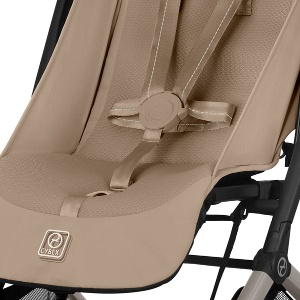 CARRINHO COMPACTO CYBEX ORFEO, carrinho ultraleve de 6,3 kg, compatível com bagagem de mão, reclinação totalmente horizontal, arnês One-Pull, capota XL UPF 50+, Travel System e compatibilidade com cadeiras auto CYBEX, Maxi-Cosi e BeSafe desde o nascimento até aos 22 kg.