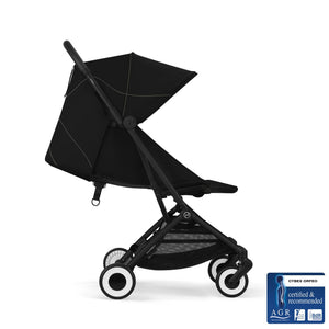 CARRINHO COMPACTO CYBEX ORFEO, carrinho ultraleve de 6,3 kg, compatível com bagagem de mão, reclinação totalmente horizontal, arnês One-Pull, capota XL UPF 50+, Travel System e compatibilidade com cadeiras auto CYBEX, Maxi-Cosi e BeSafe desde o nascimento até aos 22 kg.