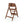 Cadeira CYBEX Click & Fold em madeira de faia sustentável, dobrável e compacta, com assento e apoio para os pés ajustáveis e posição ergonómica. All Natural Dark