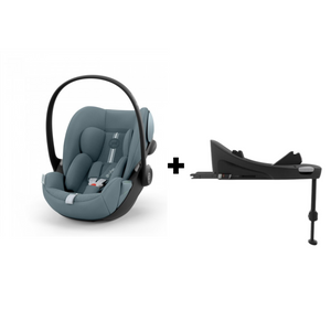 Cadeira auto CYBEX Cloud G Plus i-Size com posição totalmente horizontal, tecido de malha altamente respirável, proteção linear contra impactos laterais e compatível com Base G ISOFIX para bebés dos 40 aos 87 cm.