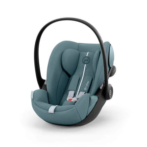 Cadeira auto CYBEX Cloud G Plus i-Size com posição totalmente horizontal, tecido de malha altamente respirável, proteção linear contra impactos laterais e compatível com Base G ISOFIX para bebés dos 40 aos 87 cm.