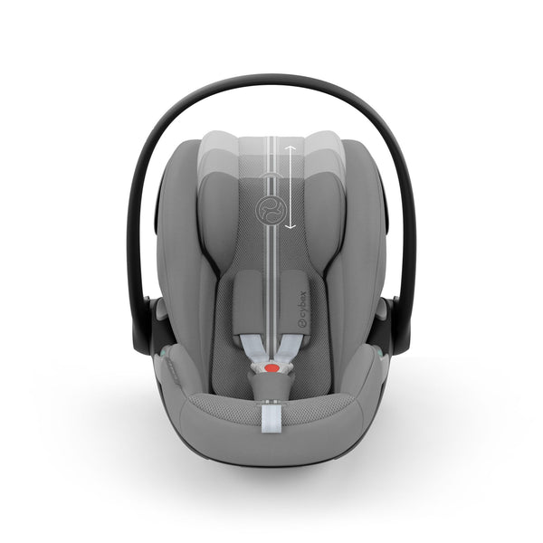 Cadeira auto CYBEX Cloud G Plus i-Size com reclinação totalmente horizontal, tecido em malha respirável, proteção lateral L.S.P., capota UPF50+ e compatível com Base G ISOFIX para bebés dos 40 aos 87 cm.
