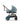 CYBEX e-GAZELLE S TAUPE TRIO + BASE com carrinho elétrico, alcofa Gazelle S, cadeira auto Cloud G Plus com reclinação ergonómica, Base G ISOFIX e adaptadores incluídos. Sistema de viagem premium desde o nascimento. Stormy Blue
