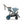 CYBEX e-GAZELLE S TAUPE TRIO + BASE com carrinho elétrico, alcofa Gazelle S, cadeira auto Cloud G Plus com reclinação ergonómica, Base G ISOFIX e adaptadores incluídos. Sistema de viagem premium desde o nascimento. Stormy Blue