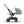 CYBEX EEZY S TWIST+ 2 TAUPE, carrinho de bebé compacto com assento rotativo de 360°, rodas todo-o-terreno, arnês One-Pull, fecho com uma mão e compatibilidade com cadeiras auto CYBEX, Maxi-Cosi e BeSafe desde o nascimento até aos 22 kg. Stormy Blue