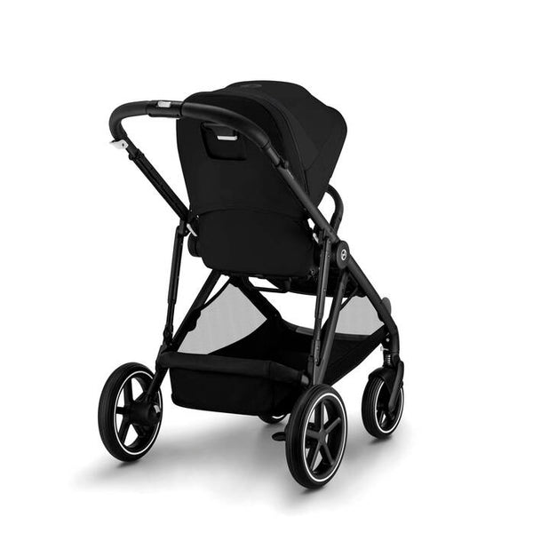 CYBEX GAZELLE S BLACK, carrinho de bebé para uma ou duas crianças, com mais de 20 configurações, arnês One-Pull, fecho compacto, grande capacidade de arrumação e compatibilidade com cadeiras auto CYBEX, BeSafe e Maxi-Cosi.