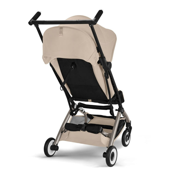 Carrinho compacto CYBEX Libelle de 6 kg com fecho ultracompacto para ALMOND BEIGE