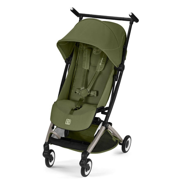 Carrinho compacto CYBEX Libelle de 6 kg com fecho ultracompacto para MOSS GREEN