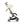 CYBEX LIBELLE SILVER, carrinho de bebé ultracompacto de 6 kg, compatível com bagagem de mão, preparado para Travel System, com arnês ajustável de um puxão e utilização desde o nascimento até aos 22 kg. Canvas White