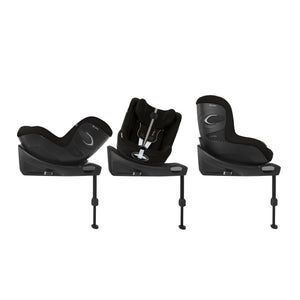 Cadeira auto CYBEX Sirona Gi Plus i-Size com rotação de 360°, tecido Plus respirável, proteção lateral L.S.P., reclinação em 5 posições e utilização desde o nascimento até aos 105 cm. Moon Black