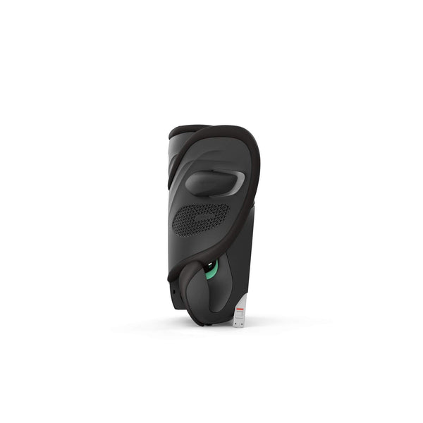 Cadeira auto CYBEX Solution G2 i-Fix Plus dobrável e leve, com encosto de cabeça reclinável, proteção lateral L.S.P. Plus e tecido em malha respirável. Moon Black