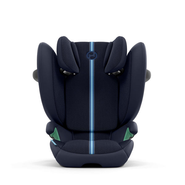 Cadeira auto CYBEX Solution G2 i-Fix Plus dobrável e leve, com encosto de cabeça reclinável, proteção lateral L.S.P. Plus e tecido em malha respirável. Ocean Blue
