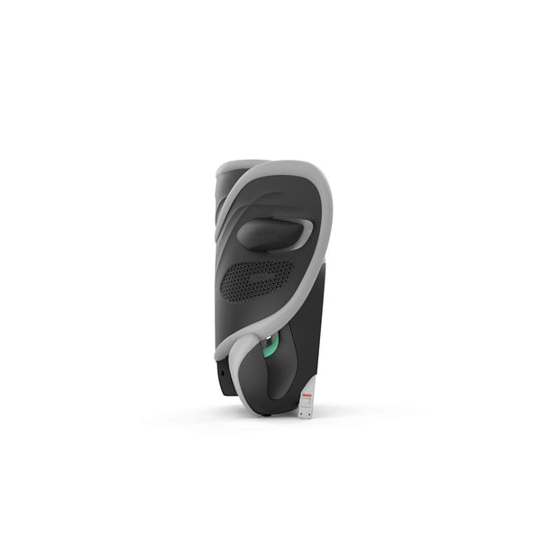 Cadeira auto CYBEX Solution G2 i-Fix Plus dobrável e leve, com encosto de cabeça reclinável, proteção lateral L.S.P. Plus e tecido em malha respirável. Stone Grey