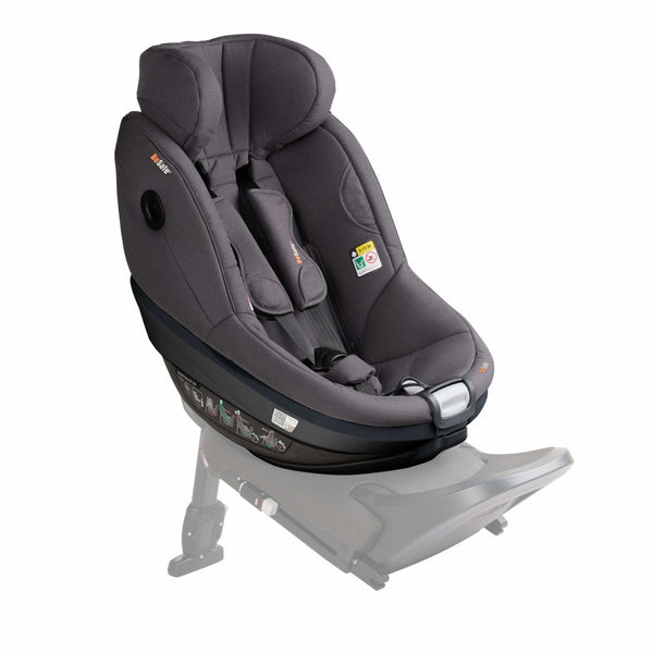 Cadeira auto BeSafe Beyond² 360 dos 61 aos 125 cm com rotação 360°, proteção SIP+, Universal Level Technology e espaço para pernas ajustável. Dark Grey Melange