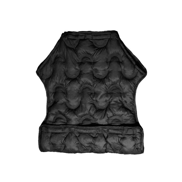 Forra de Inverno Flybaby para marsúpio porta-bebés, com isolamento térmico Primaloft®, proteção contra o frio e abertura para aquecer as mãos BLACK