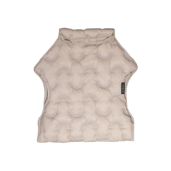 Forra de Inverno Flybaby para marsúpio porta-bebés, com isolamento térmico Primaloft®, proteção contra o frio e abertura para aquecer as mãos CREME