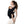 Marsúpio Flybaby ergonómico em tecido 3D Knit respirável, ultraleve, ajustável e adequado desde o nascimento até aos 15 kg cor black