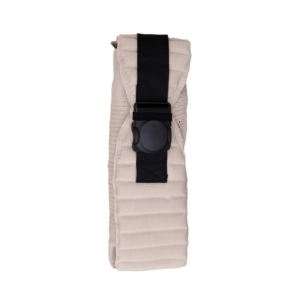 Marsúpio Flybaby ergonómico em tecido 3D Knit respirável, ultraleve, ajustável e adequado desde o nascimento até aos 15 kg cor creme