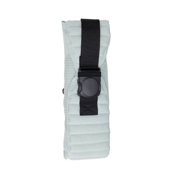 Marsúpio Flybaby ergonómico em tecido 3D Knit respirável, ultraleve, ajustável e adequado desde o nascimento até aos 15 kg cor sage
