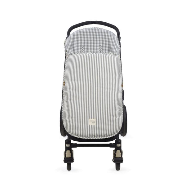 FOOTMUFF DE MEIA ESTAÇÃO PRALINÉ VICHY/STRIPS