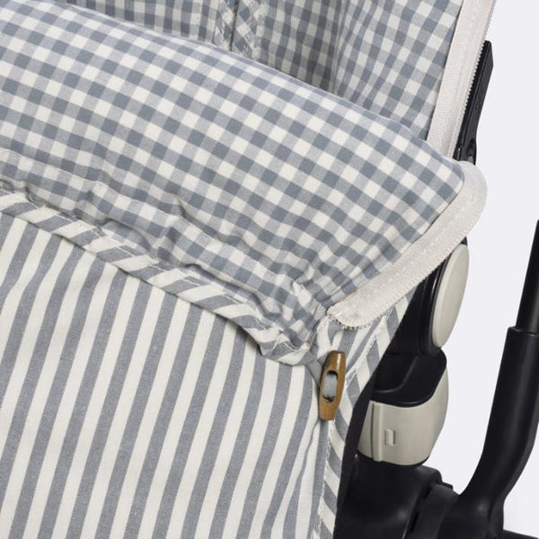 FOOTMUFF DE MEIA ESTAÇÃO PRALINÉ VICHY/STRIPS