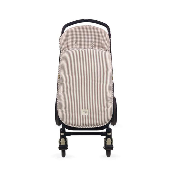 FOOTMUFF DE MEIA ESTAÇÃO PRALINÉ VICHY/STRIPS