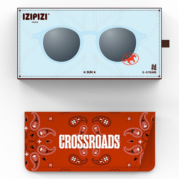 óculos de sol para criança da izipizi modelo #d na cor blue turquoise