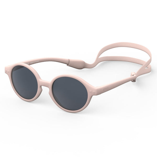 óculos de sol para bebé da Izipizi modelo #D na cor pastel pink