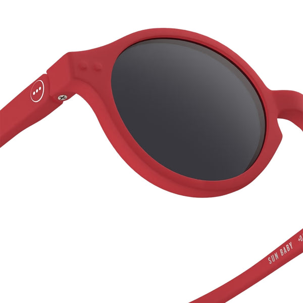 óculos de sol para bebé da Izipizi modelo #D na cor vermelho