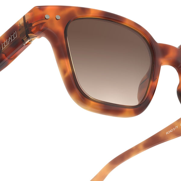 Óculos de sol para criança da izipizi modelo #Road Boinpoint na cor glossy havane