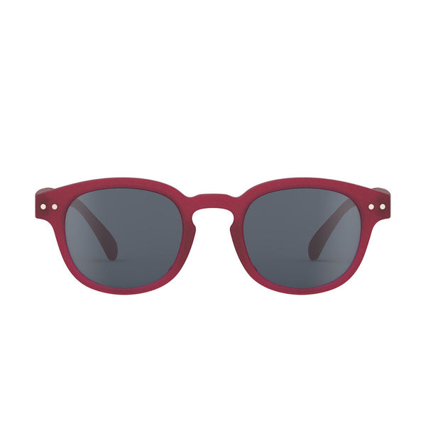 óculos de sol para criança modelo #C da izipizi na cor cranberry - vermelho
