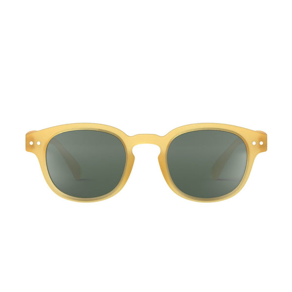 óculos de sol para criança modelo #C da izipizi na cor yellow honey - amarelo