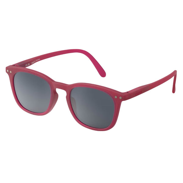 Óculos de sol para crianças da IziPizi modelo #E na cor vermelho cranberry