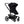 JOOLZ DAY 5, carrinho de bebé premium com alcofa, assento ergonómico reversível, colchão Tencel™ Lyocell, suspensão nas quatro rodas, rodas antifuros e compatibilidade com cadeiras auto BeSafe, Maxi-Cosi, CYBEX e BRITAX RÖMER. Space Black