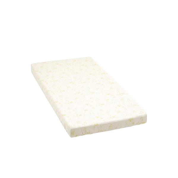 Lençol de baixo Stokke Nighti Bed em percal de algodão 100% orgânico, suave e respirável, para colchão de 60 × 120 cm. 
Sunset yellow map