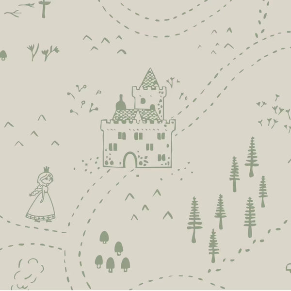 Lençol de baixo Stokke Nighti Mini em percal de algodão 100% orgânico, suave e respirável, para colchão de 60 × 80 cm.
Sage Green Map